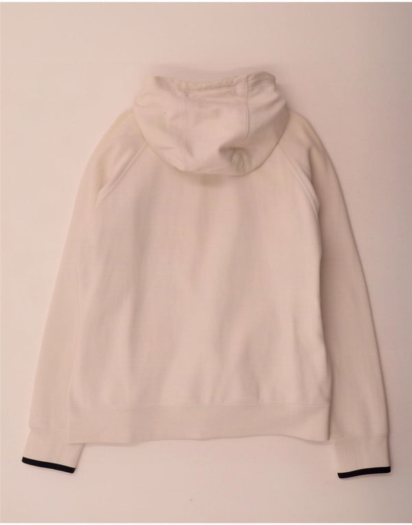 Nike Pull à capuche graphique pour homme en coton blanc cassé
