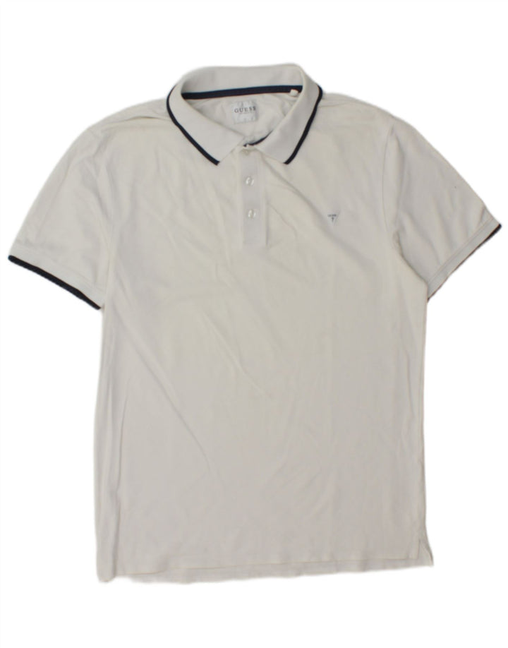 Guess Polo Homme Grand Blanc