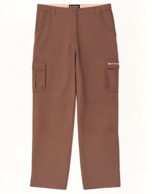 Mountain Warehouse Pantalon cargo extrême pour femme UK 16 Large W34 L32 Marron