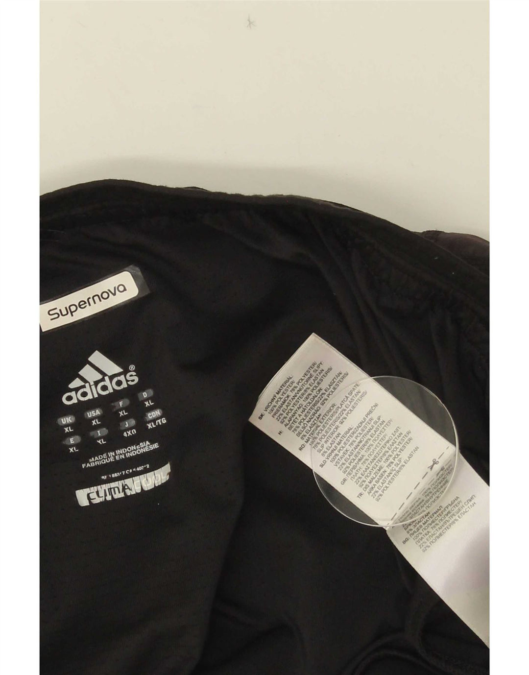 Adidas Hommes Climacool Sport Shorts XL Noir Colorblock Polyester
