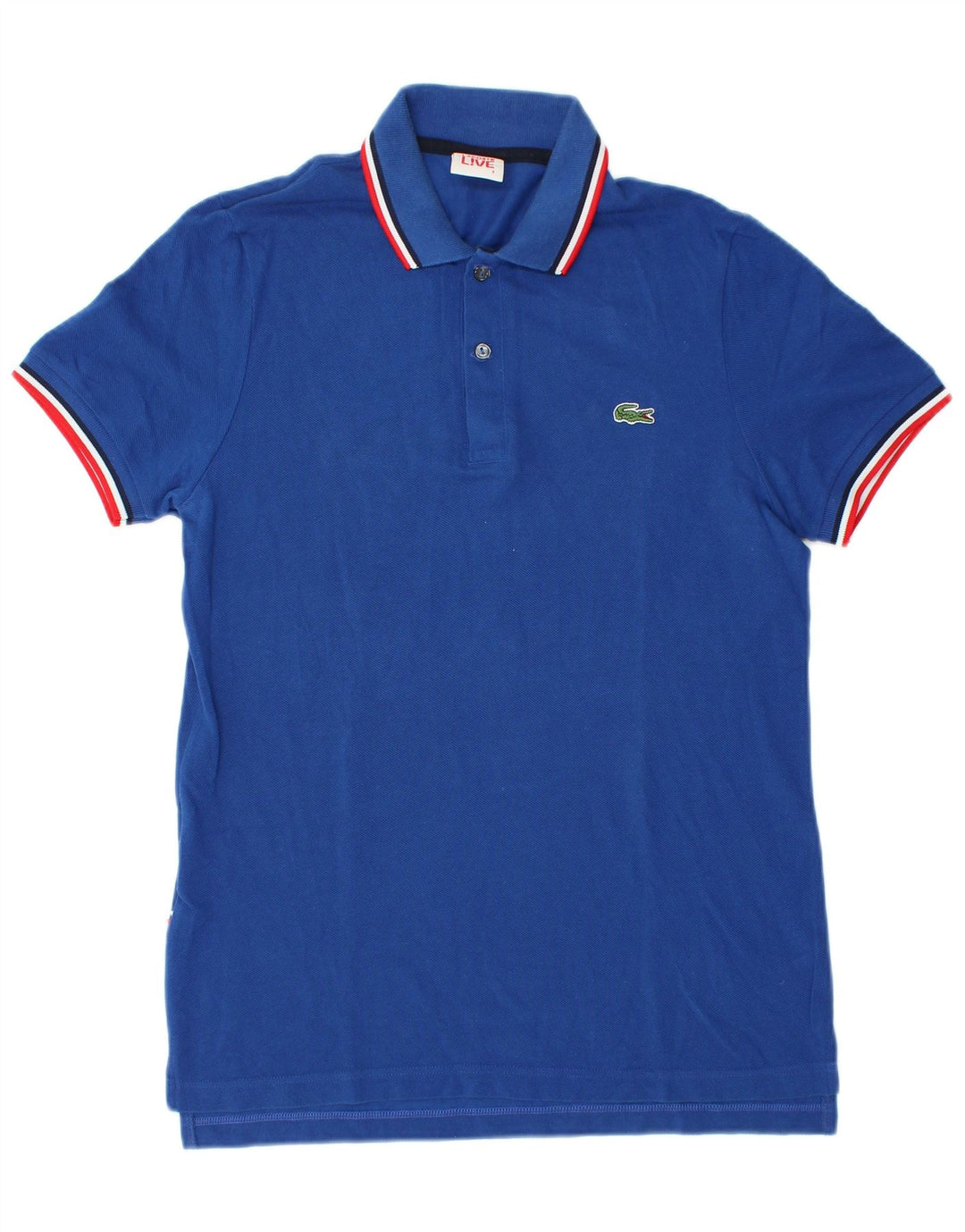 Lacoste Polo Homme Taille 3 Petit Bleu Coton