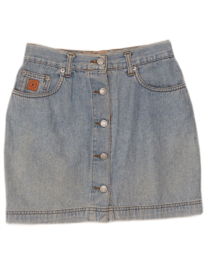 Jupe en Jean Femme Kangourou W28 Coton Bleu Moyen