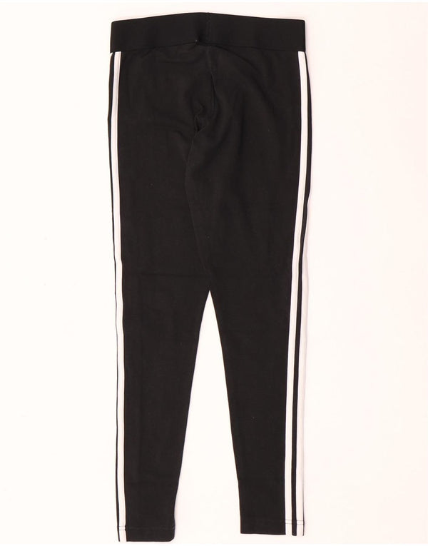 Adidas Leggings Femme UK 8/10 Petit Noir Coton