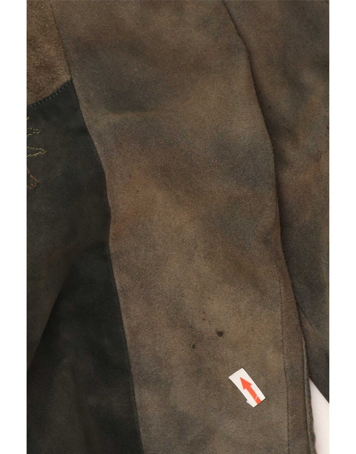 Meindl Veste en cuir Trachten pour homme EU 50 Large Marron