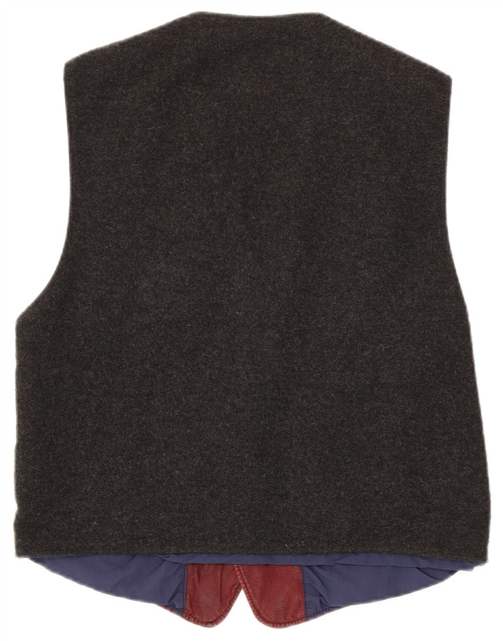 gilet homme vintage moyen marron colourblock