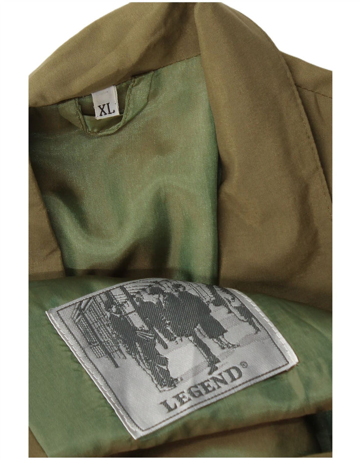 LEGEND Veste Blazer 1 Bouton Homme UK 42 XL Kaki