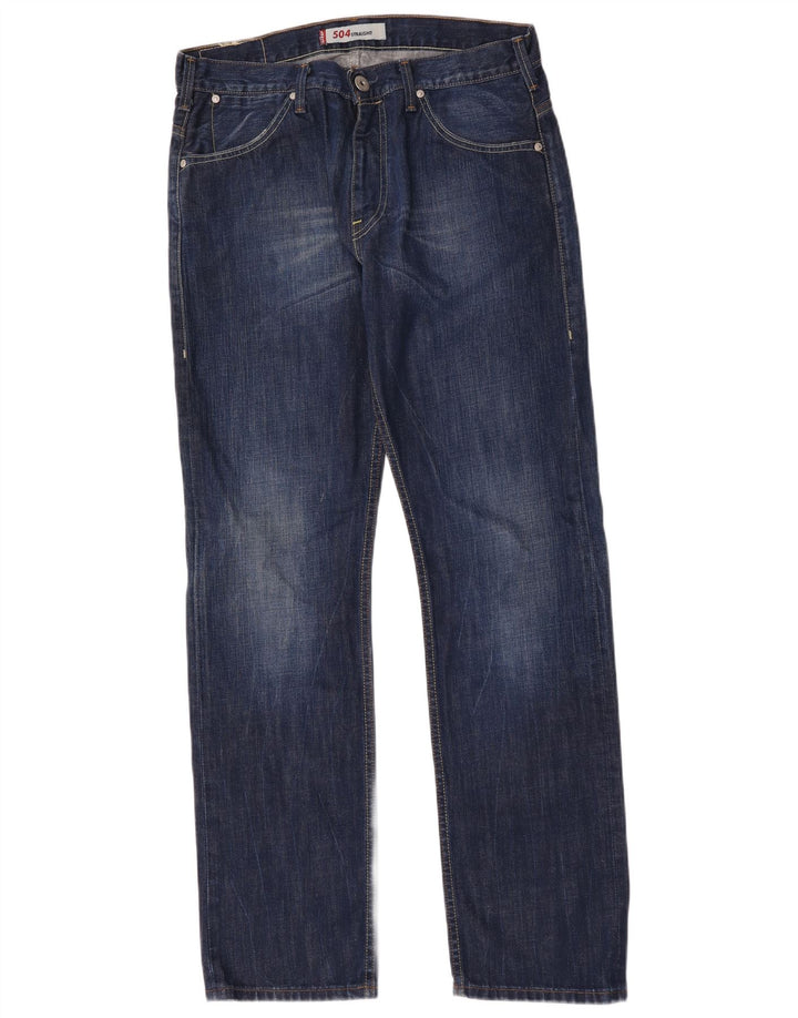 Levi's Jean Droit 504 Homme Bleu W33 L32 Coton