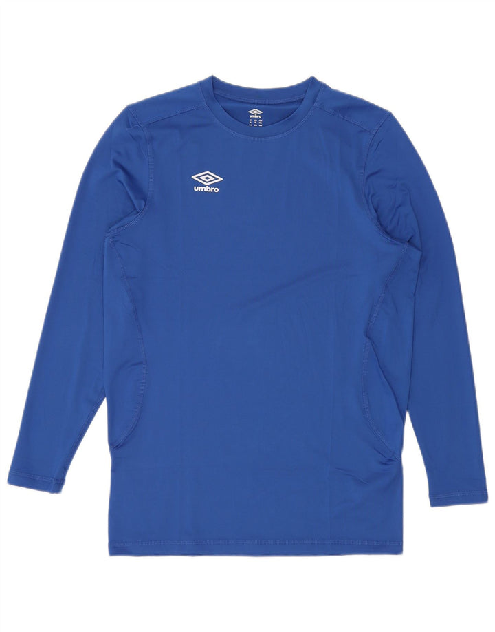 UMBRO Haut Homme Manches Longues XL Bleu Polyester