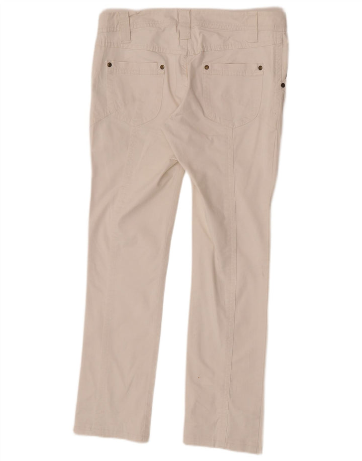 Massimo Dutti Pantalon Chino Slim Femme W32 L29 Blanc