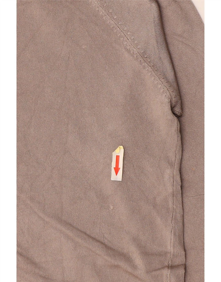 Zara Cardigan Femme Pull UK 14 Large Gris Viscose