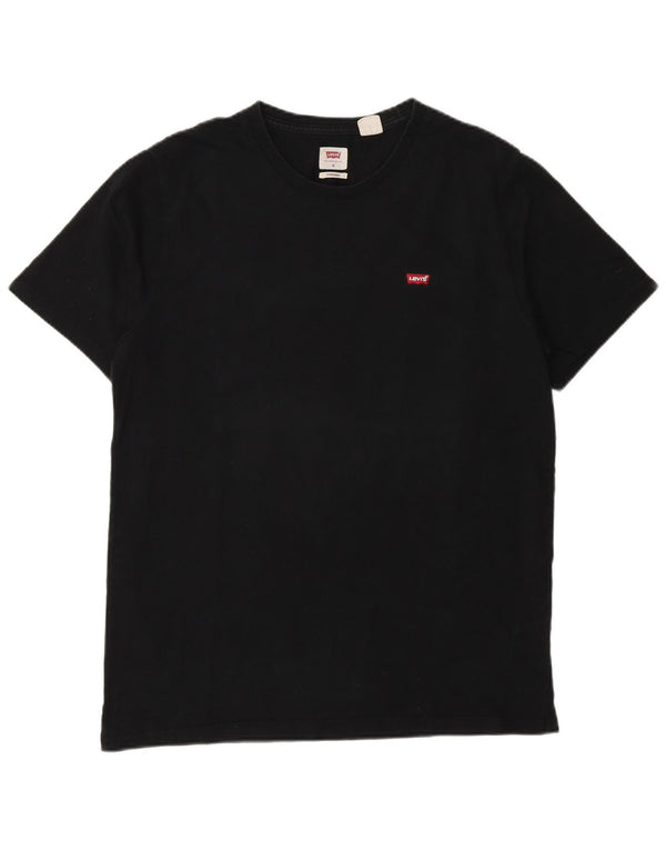 Levi's Tee-Shirt Coupe Standard Homme Noir Moyen Coton