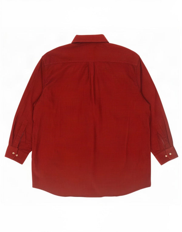 Walbusch Chemise Homme 2XL Rouge Vichy Coton