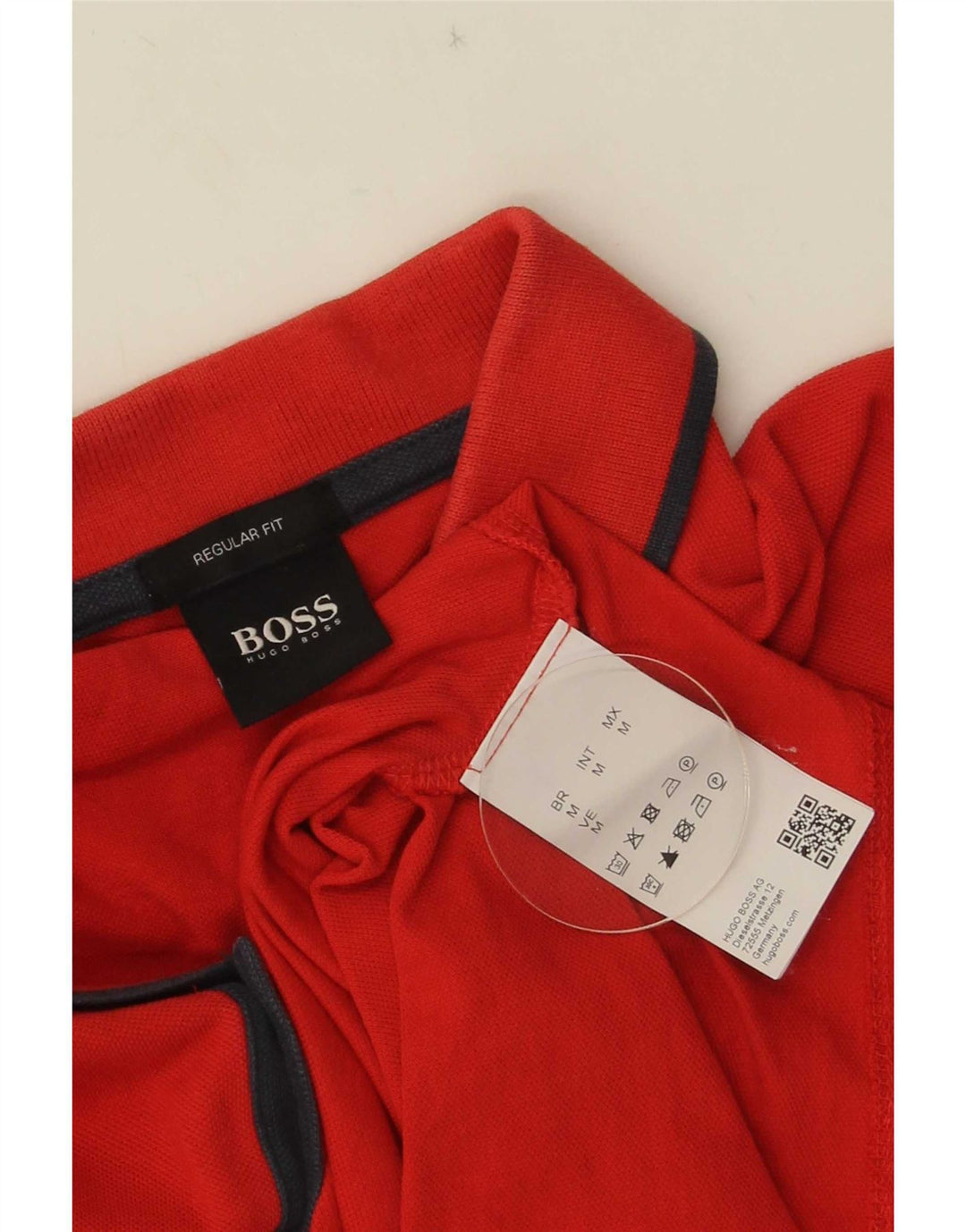 Hugo Boss Polo Regular Fit Coton Rouge Moyen Homme