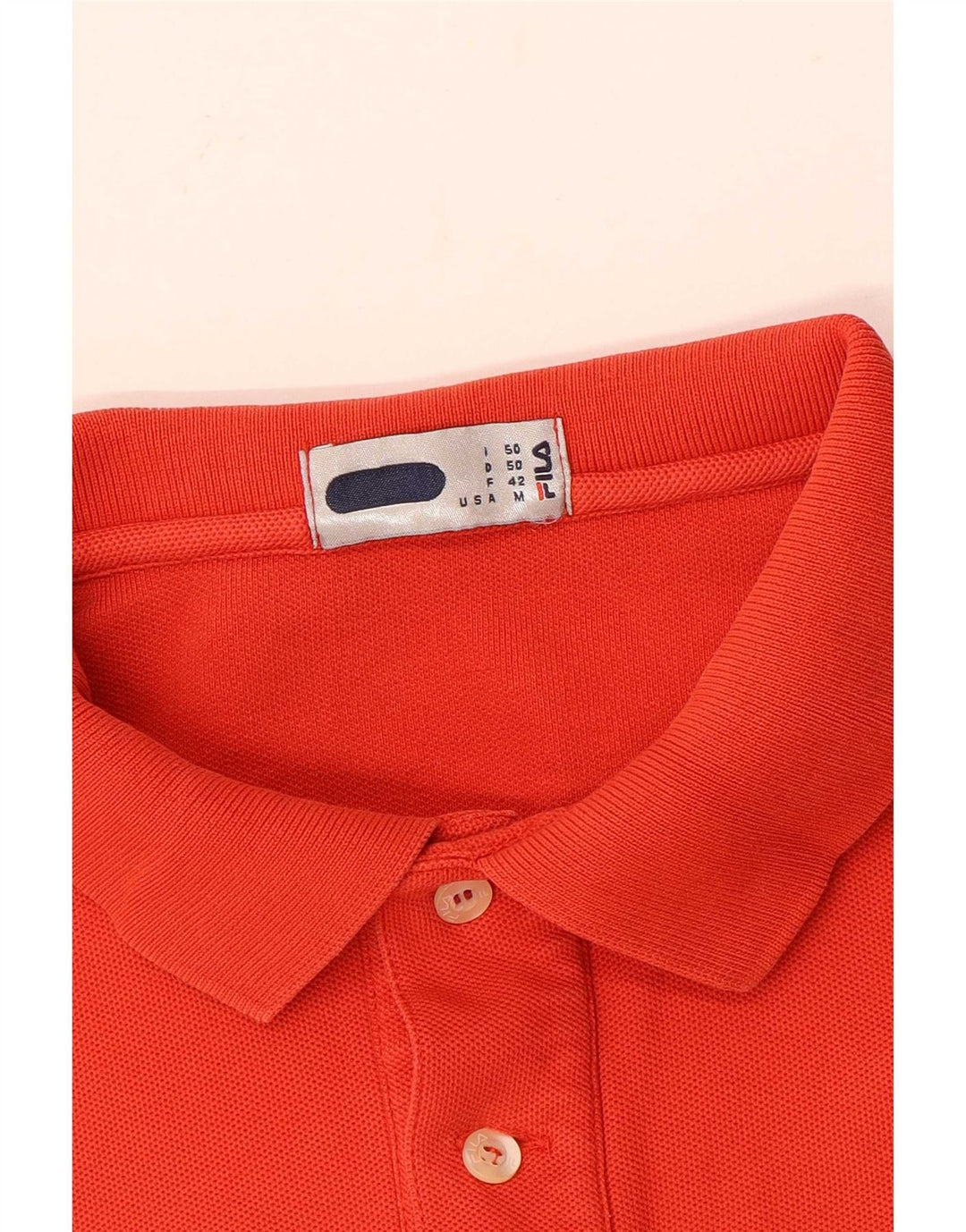 Fila Polo Homme IT 50 Orange Moyen