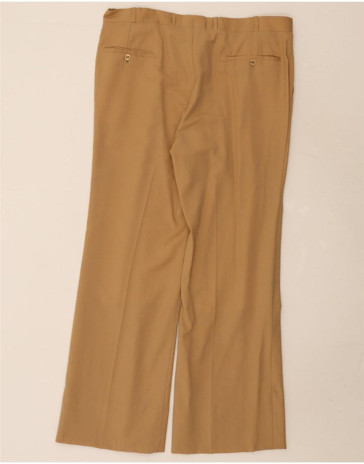 costume vintage homme 2 boutons pièce UK 38 Moyen W36 L29 Beige