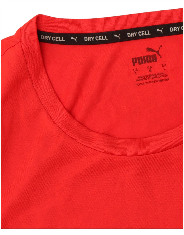 Puma T-Shirt Homme Haut Large Rouge Polyester