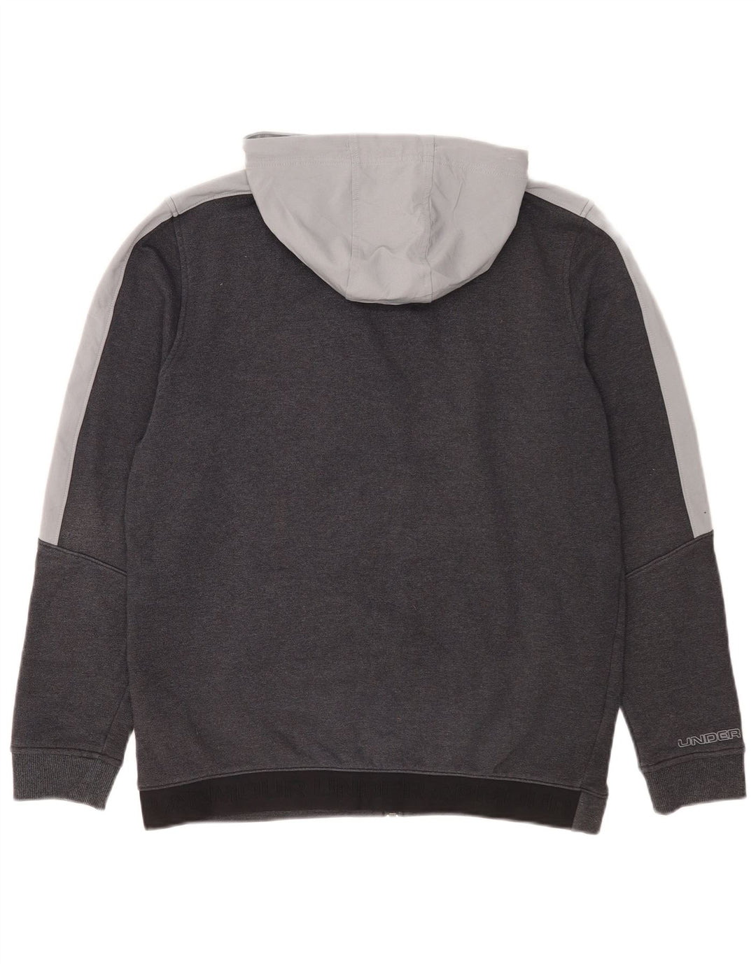 Under Armour Sweat à Capuche Zippé Homme Gris Moyen Colourblock Cotton