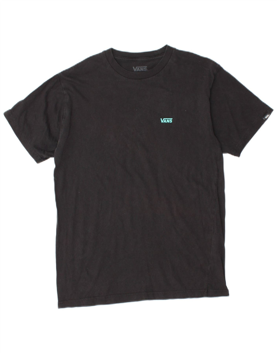 VANS T-shirt coupe classique pour hommes, petit, en coton noir