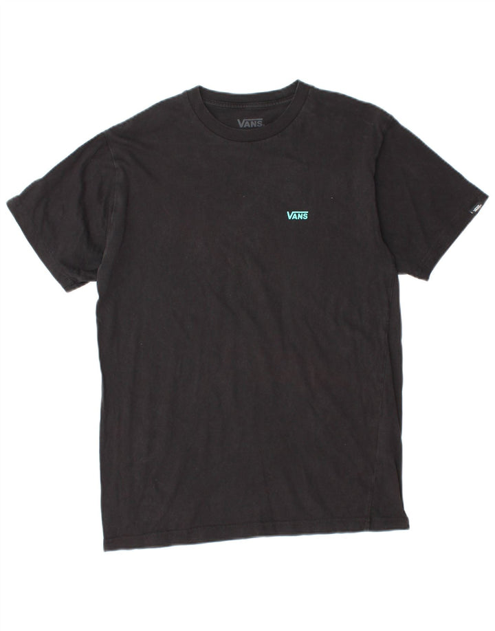 VANS T-shirt coupe classique pour hommes, petit, en coton noir