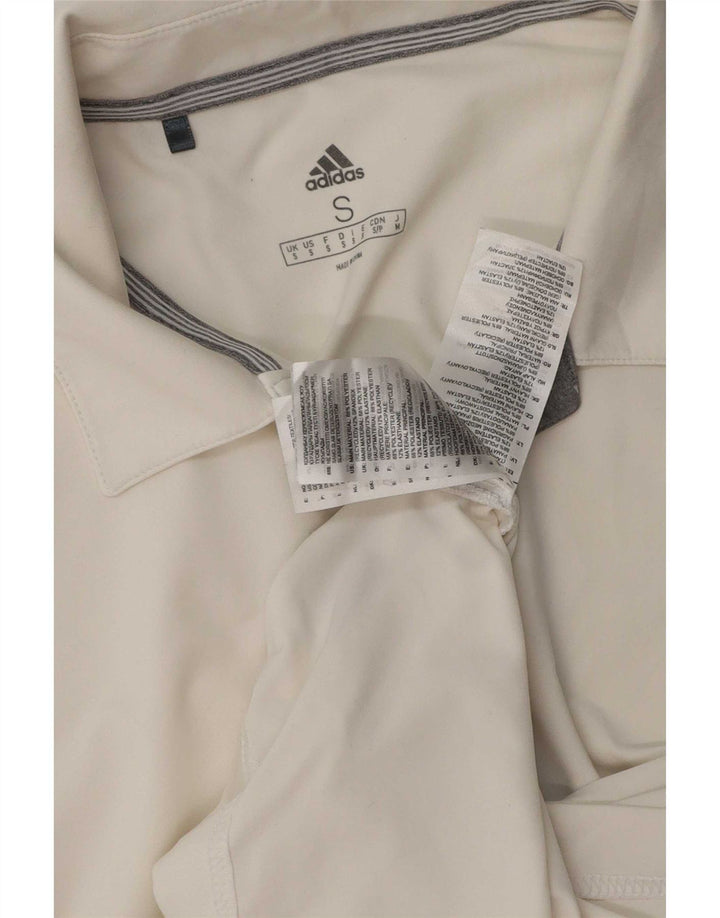 Polo Adidas homme petit blanc Polyester