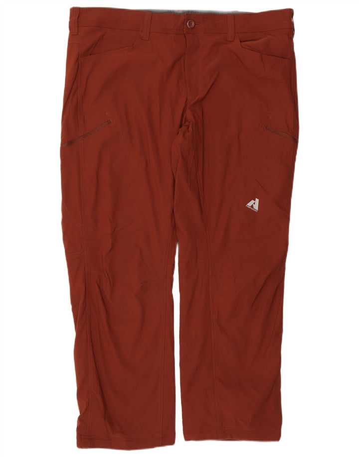Eddie Bauer Pantalon cargo droit pour homme W40 L30 en nylon marron