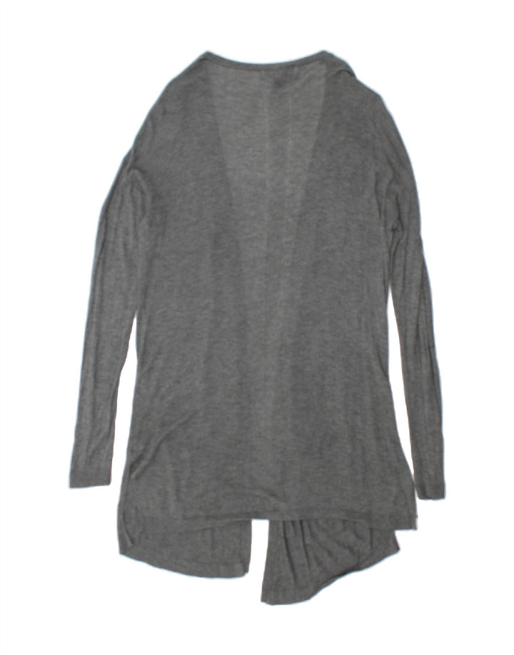 MOSSIMO Womens Longline Open Cardigan Sweater UK 16 Large Grey Rayon Vintage Mossimo and Second-Hand Mossimo from Messina Hembry 