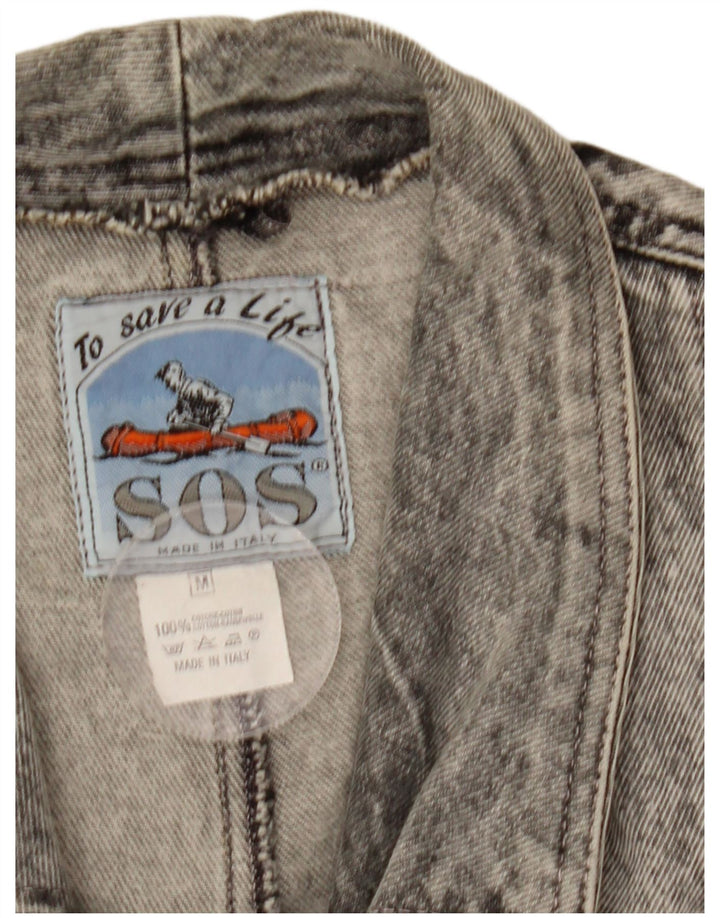 Sos Veste en Jean Homme UK 38 Coton Gris Moyen