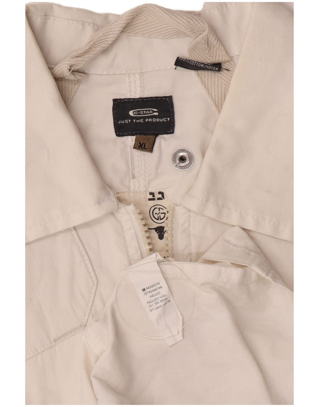 G-Star Veste militaire pour femme UK 18 XL Coton blanc
