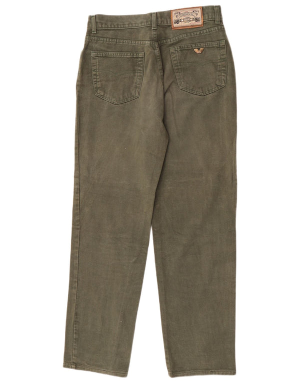 Wampum Jean fuselé pour homme IT 48 Medium W30 L32 Vert Coton
