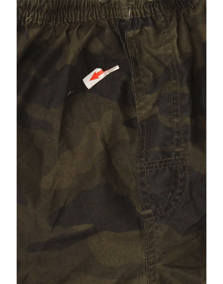 French Connection Short de Bain Homme Petit Vert Camouflage Polyester