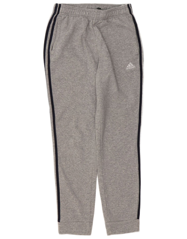 Adidas Pantalon de survêtement pour homme en coton moucheté petit gris