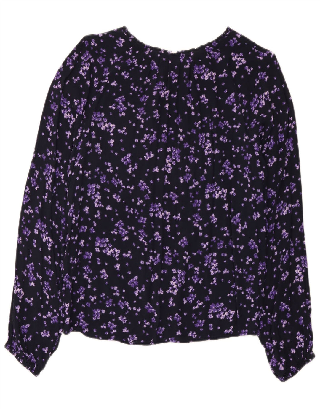 C&A Chemisier Femme EU 38 Medium Purple Floral Viscose