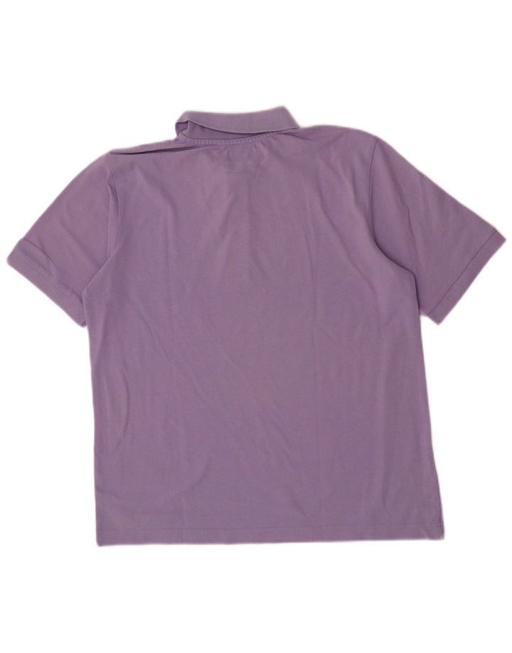 Kappa Polo Homme Violet Moyen Coton