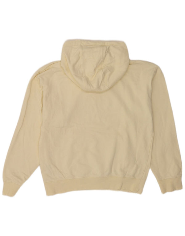 Nike Pull à capuche coupe ample pour homme en coton jaune Taille S