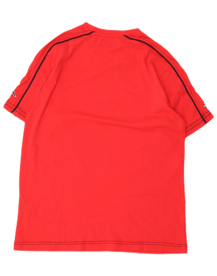 Kappa T-Shirt Homme Haut Large Rouge Coton