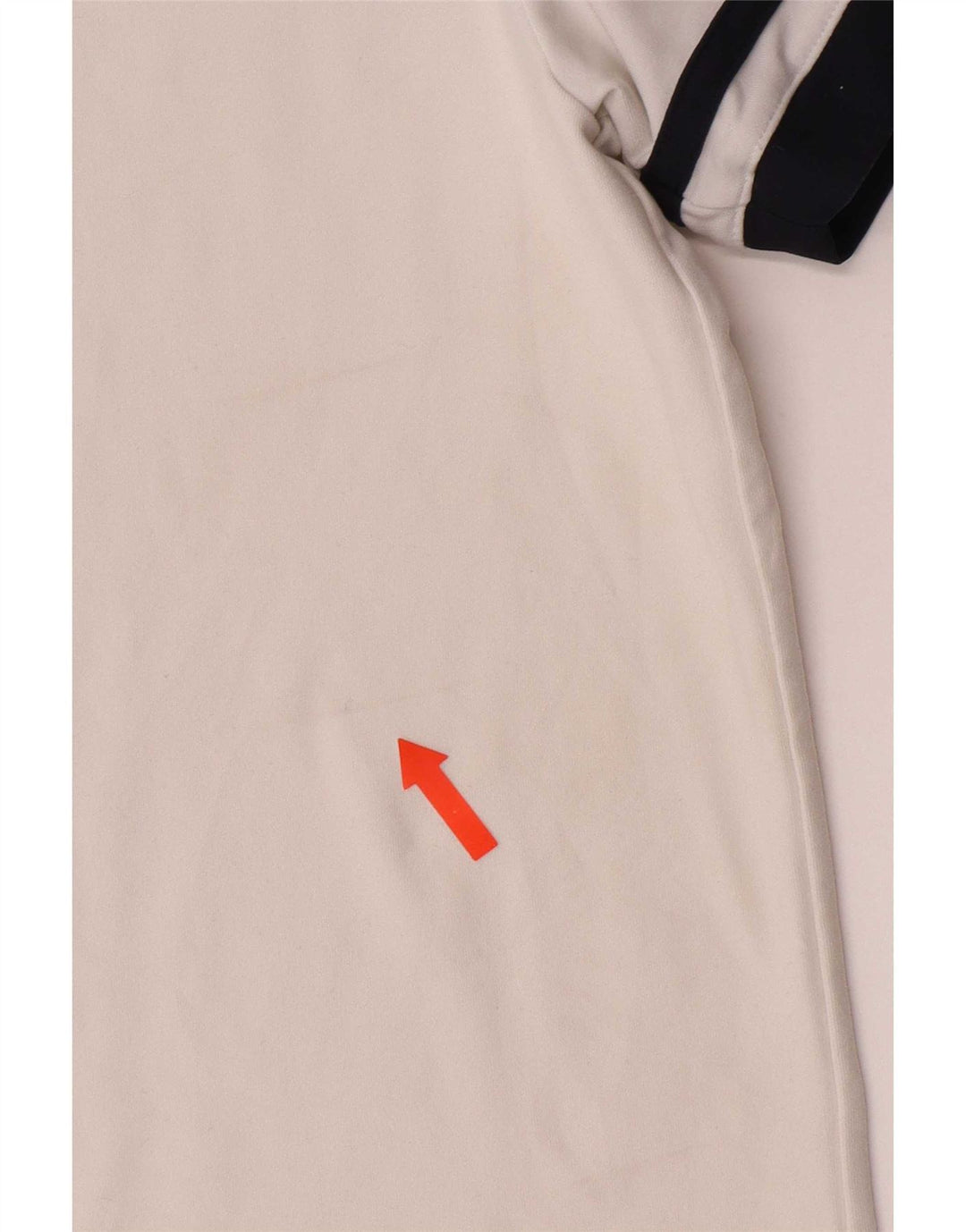 Nike Polo Dri Fit pour homme UK 38/40 Polyester color block blanc moyen