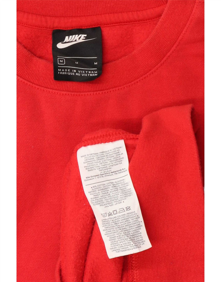 Nike Sweat-shirt en coton rouge moyen pour homme