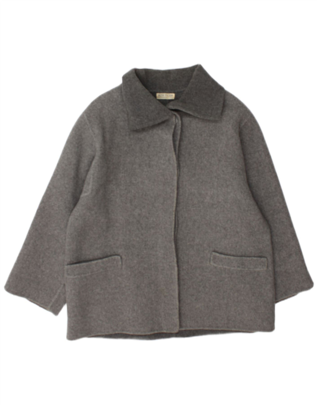Alta Moda Manteau pour femme UK 16 Grand chevrons gris