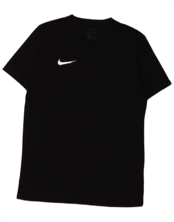 Nike Hommes Dri Fit T-Shirt Haut Noir Moyen Polyester