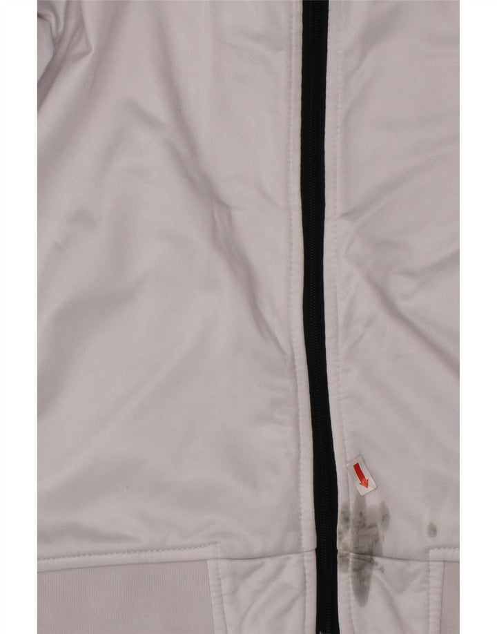 KAPPA Veste de Survêtement Graphique Garçon 13-14 Ans Blanc Colorblock