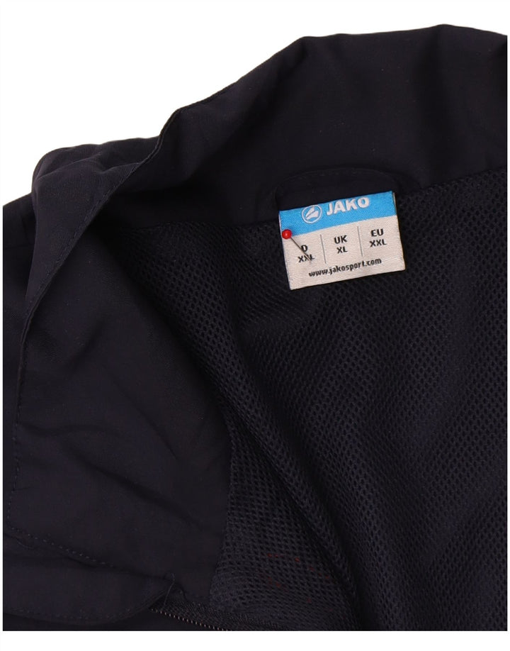 Jako Veste de survêtement pour homme XL Bleu marine Colorblock Polyester