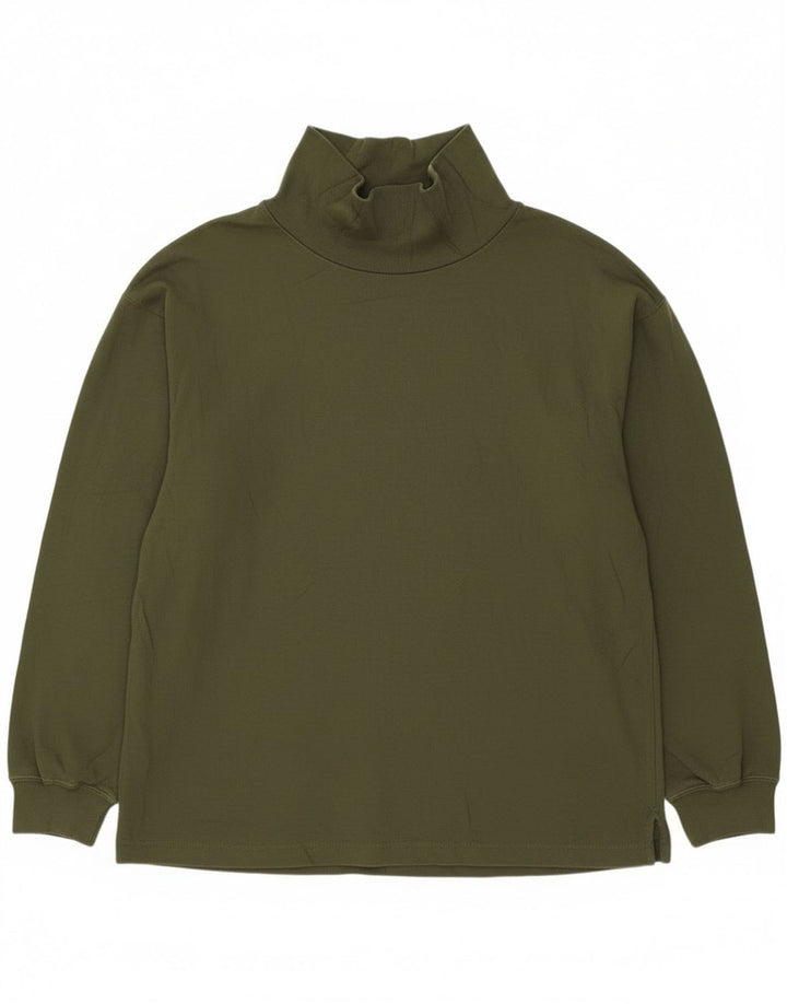 Dockers Haut à manches longues pour femme UK 44 Medium Kaki Coton