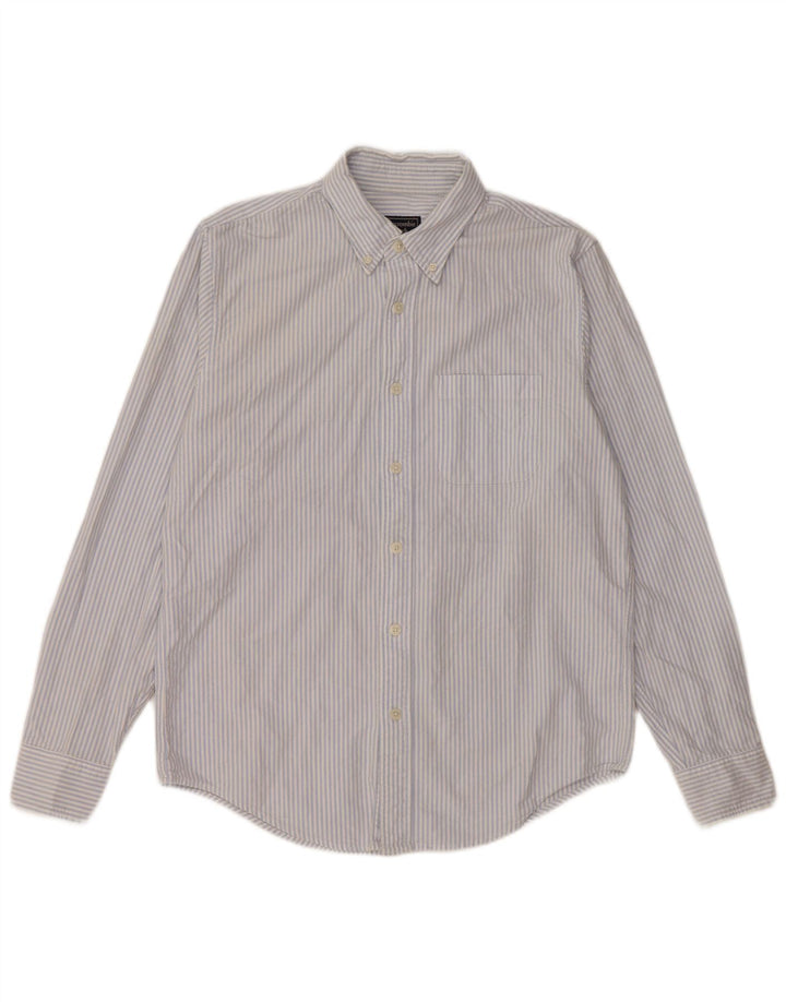 Abercrombie & Fitch Chemise Homme Coton Rayé Bleu Moyen