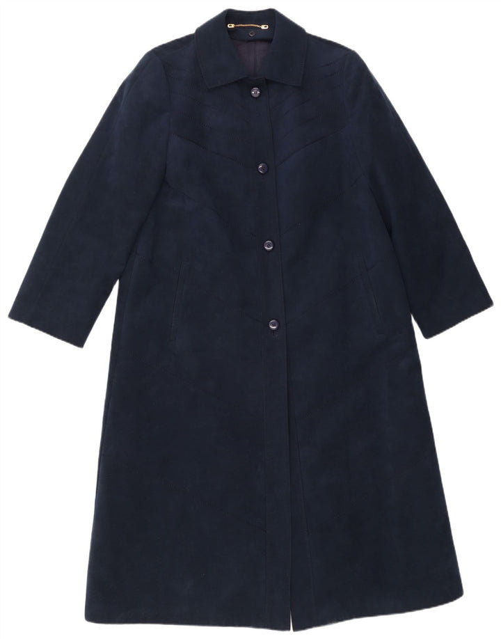 Ralph Femme Pardessus UK 44 Medium Bleu Marine Viscose