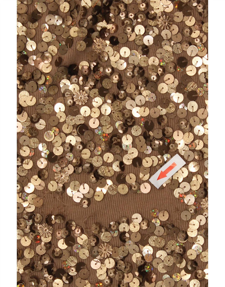 Marella Débardeur Femme UK 12 Marron Moyen