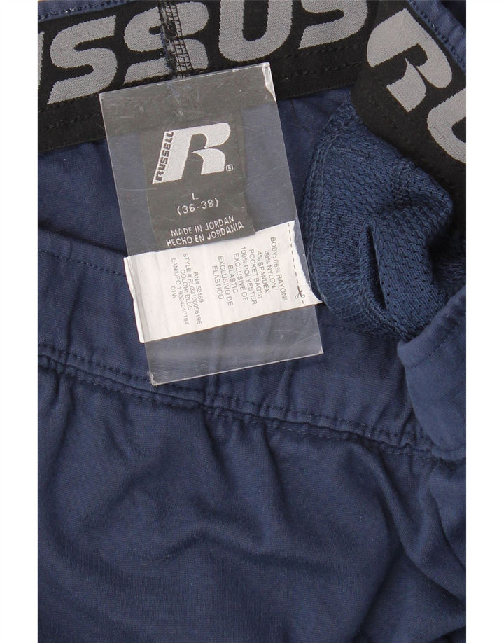 RUSSELL ATHLETIC Pantalon de Survêtement Homme Large Rayonne Bleu Marine