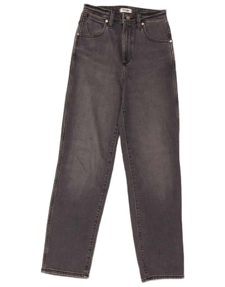 Wrangler Jean Mom Droit Femme W25 L32 Gris Coton