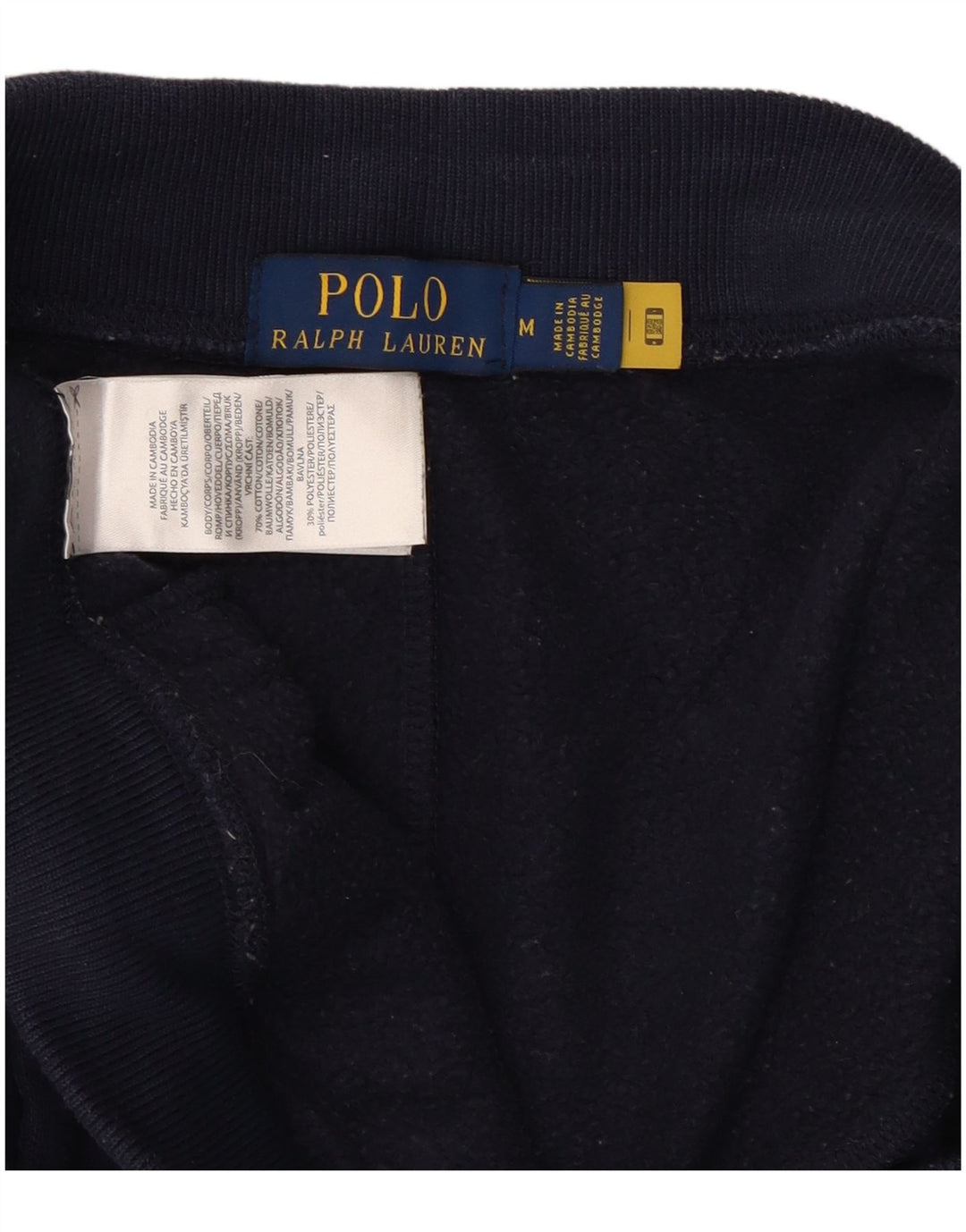 POLO RALPH LAUREN Pantalon De Survêtement Graphique Homme Bleu Marine Moyen Coton