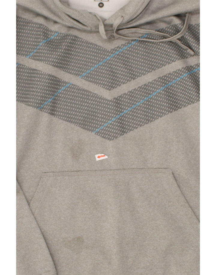 NIKE Mens Therma-Fit Hoodie Jumper Medium Grey Polyester | Vintage Nike | Thrift | Second-Hand Nike | Used Clothing | Messina Hembry 