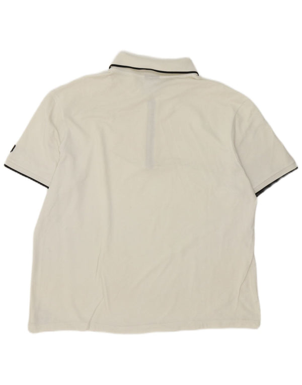 Paul & Shark Polo Homme XL Blanc Rayé Coton